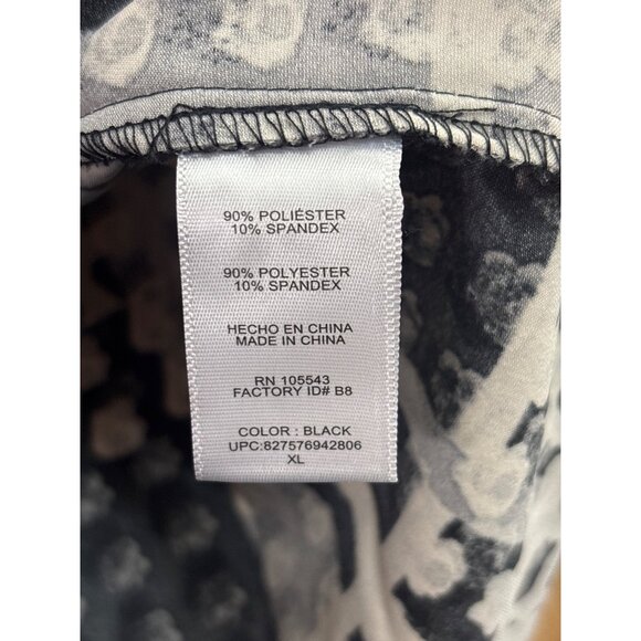 Thakoon For Designation Black & White Geometric Print Long Sleeve Dress XL - Picture 4 of 6